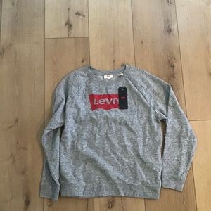 Brand new Levis crew neck grey sweatshirt